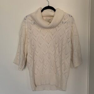 Kim Rogers Cozy Cream Cowl Neck Sweater